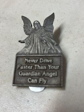 Camco Guardian Angel Pewter Visor Clip